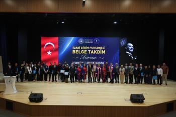 Yapı İşleri ve Teknik Daire Başkanlığımıza Belge Takdimi